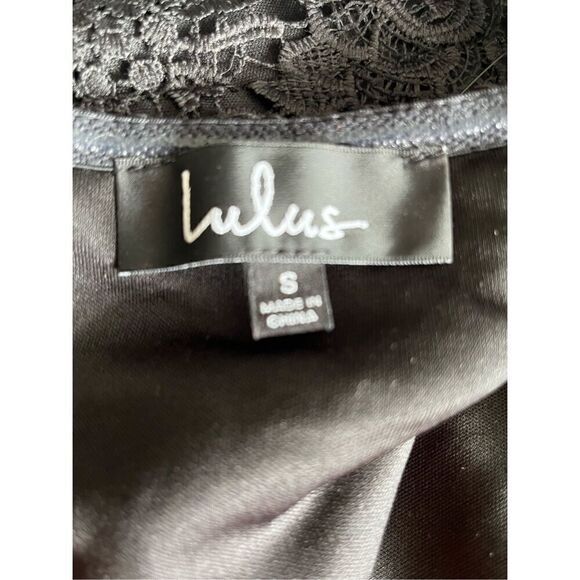 Lulus Loving Life Black Lace Strapless Bodycon Dress Size Small NWT - Picture 10 of 13